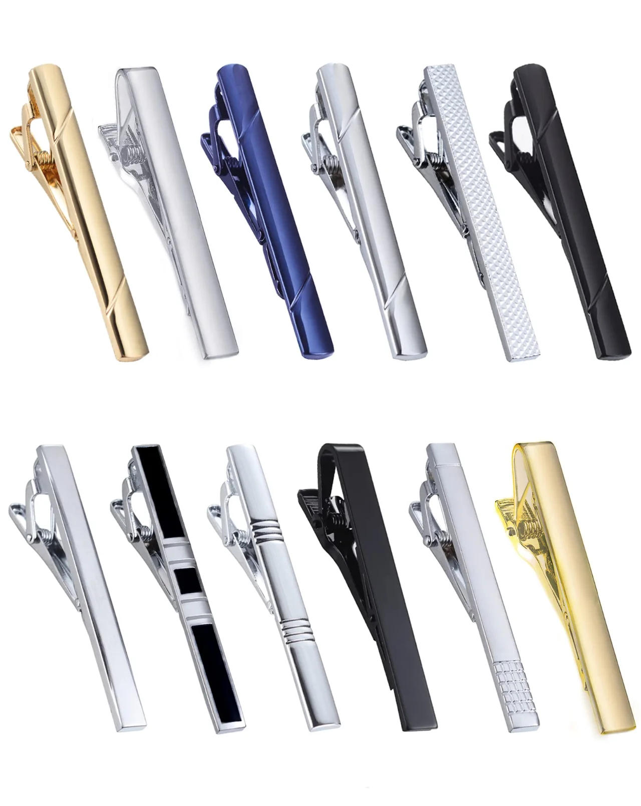 TORNITO Twelve Tie Clip Set